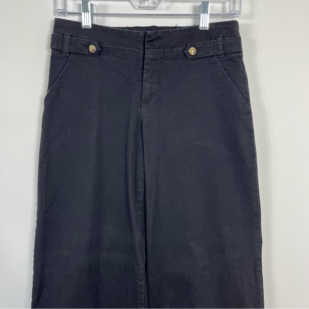 Anthropologie Cartonnier Wide Leg Pants Size 0 Black - Picture 2 of 9